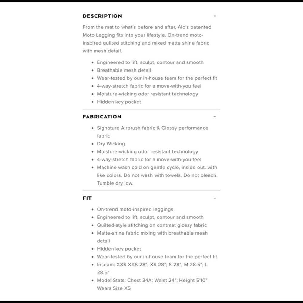 ALO Moto Leggings - Picture 12 of 12